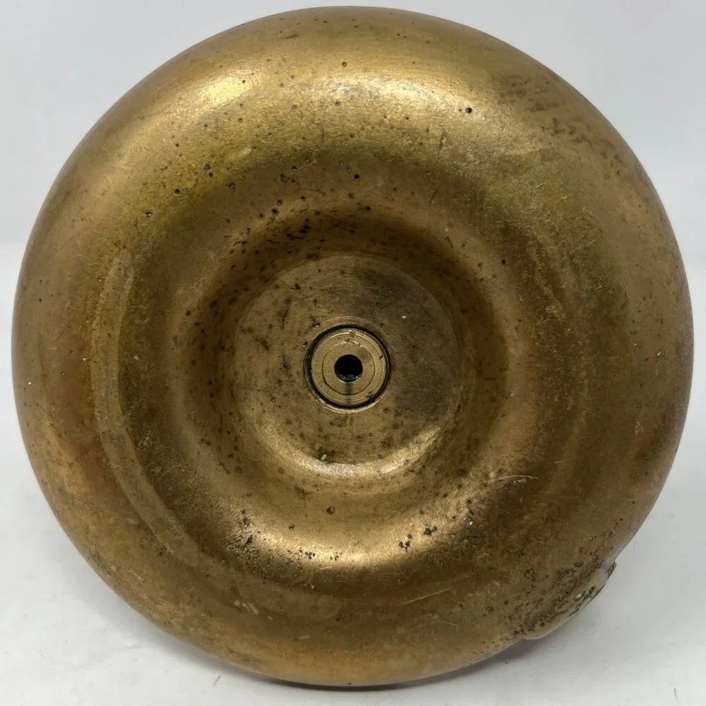 Vintage Brass Chamber Candlesticks Candle Holder Pair 6.5” Rustic Heavy Handmade